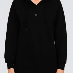 Çıtçıt Detaylı Kapüşonlu Sweat