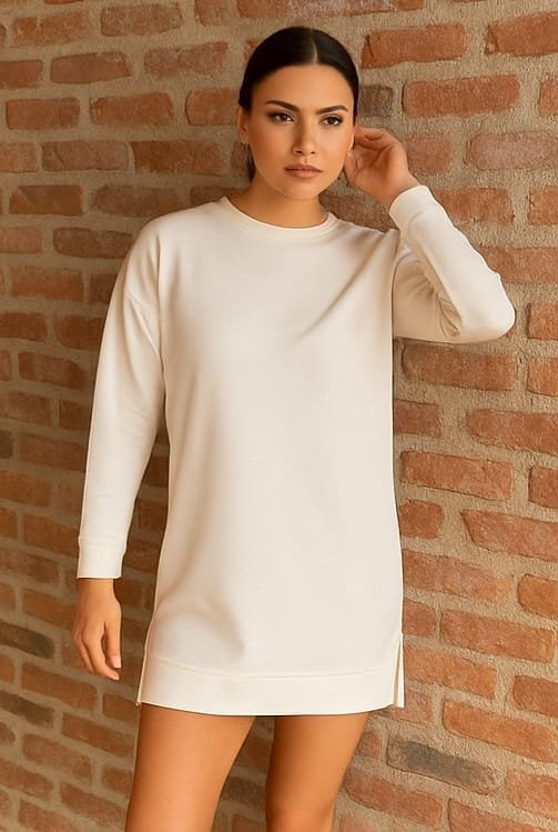 Kristal Kumaş Armalı Tunik: Işıltınızı Yansıtın - Görsel 4