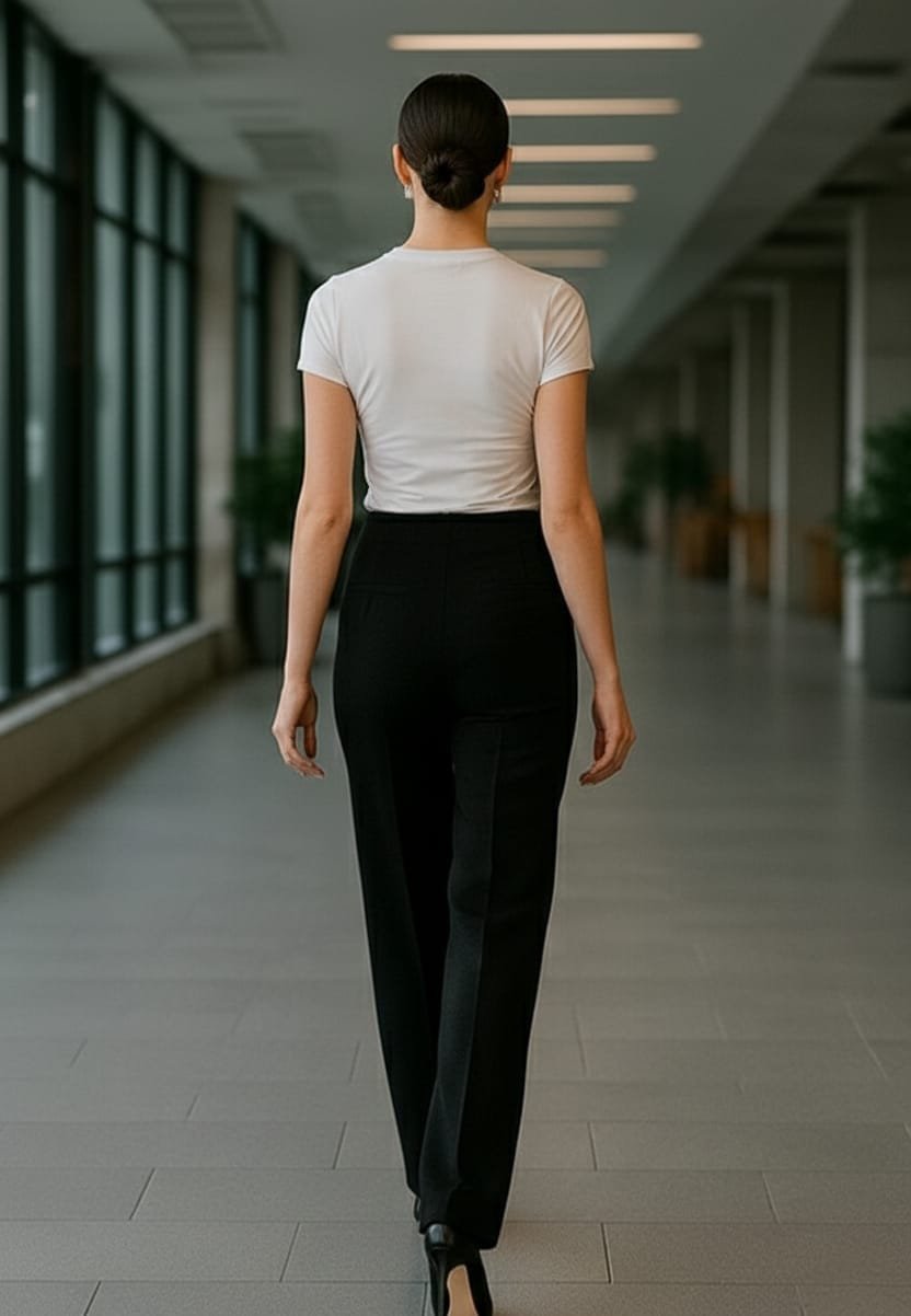 Çımalı Pantolon: Zarafeti Dikey Çizgilerle Taşıyın - Görsel 4