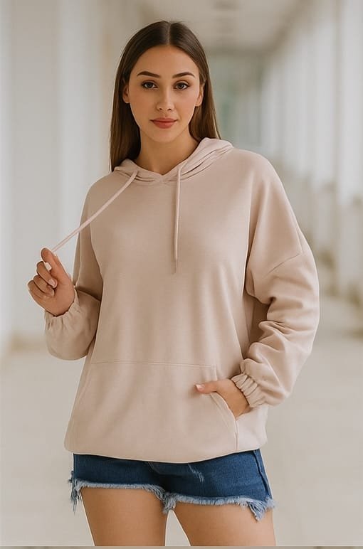 Sade ve Şık: O Kumaş Sweatshirt - Görsel 2