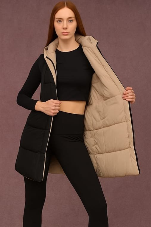 İki Stili Bir Arada Sunan: Çift Taraflı Şişme Yelek